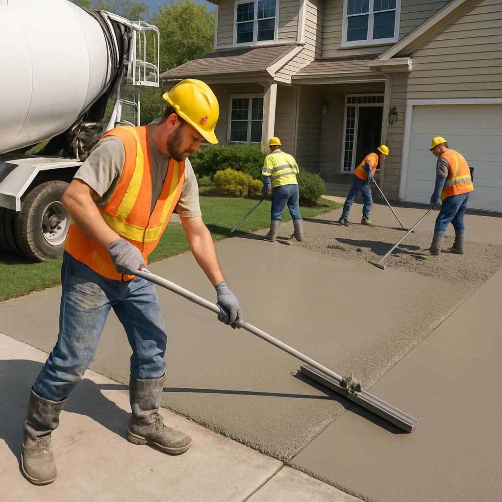 Concrete Driveway Costs & Contractors: Michigan City IN